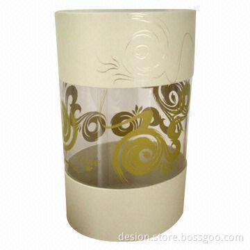Round PET gift box with printing